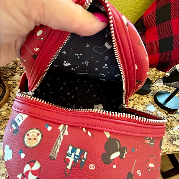 Loungefly Disney “Snacks” Holiday 🎄 Backpack - Picture 5 of 7
